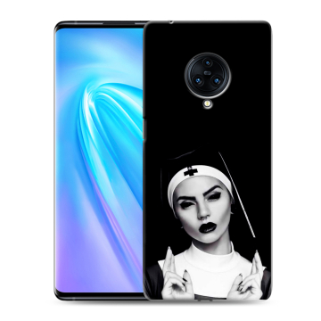 Пластиковый чехол на Vivo NEX 3 с принтом монашка Пластиковый чехол на Vivo NEX 3 с принтом монашка