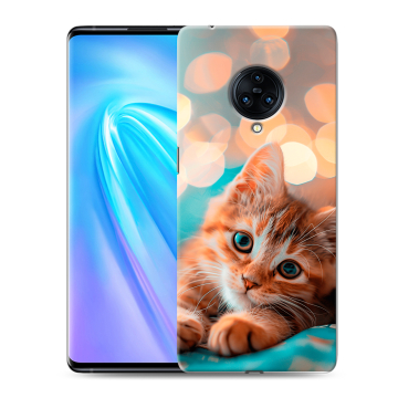 Пластиковый чехол на Vivo NEX 3 с принтом котик Пластиковый чехол на Vivo NEX 3 с принтом котик