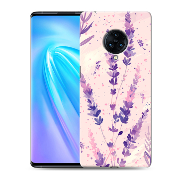Пластиковый чехол на Vivo NEX 3 с принтом цветы лаванда Пластиковый чехол на Vivo NEX 3 с принтом цветы лаванда