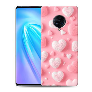 Пластиковый чехол на Vivo NEX 3 с принтом Сердечки Пластиковый чехол на Vivo NEX 3 с принтом Сердечки
