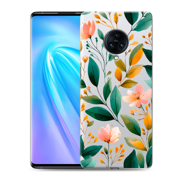 Пластиковый чехол на Vivo NEX 3 с принтом Цветы паттерн