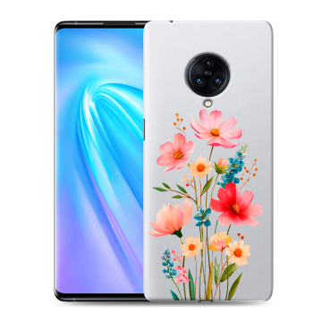Пластиковый чехол на Vivo NEX 3 с принтом Цветы