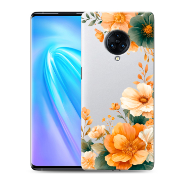Пластиковый чехол на Vivo NEX 3 с принтом Цветы принт