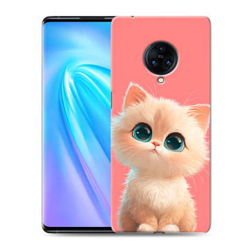 Пластиковый чехол на Vivo NEX 3 с принтом Розовый котенок