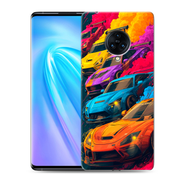 Пластиковый чехол на Vivo NEX 3 с принтом Тачки