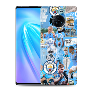 Пластиковый чехол на Vivo NEX 3 с принтом Man City Манчестер Сити