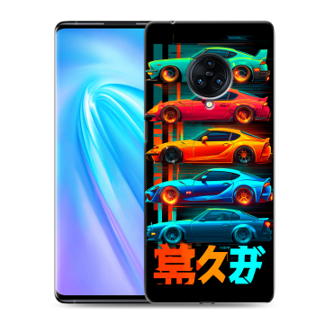 Пластиковый чехол на Vivo NEX 3 с принтом машины тачки