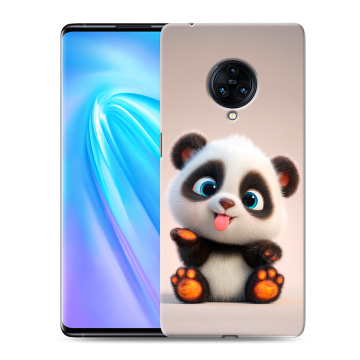 Пластиковый чехол на Vivo NEX 3 с принтом милая панда Пластиковый чехол на Vivo NEX 3 с принтом милая панда