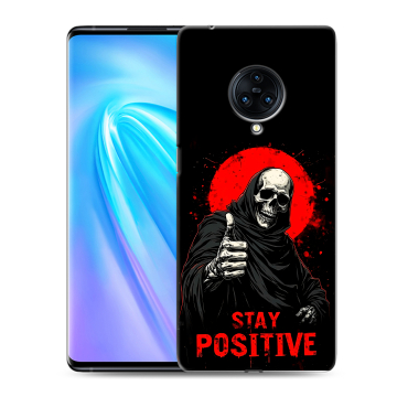 Пластиковый чехол на Vivo NEX 3 с принтом смешной скелет