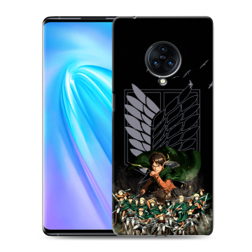 Пластиковый чехол на Vivo NEX 3 с принтом Атака титанов Пластиковый чехол на Vivo NEX 3 с принтом Атака титанов
