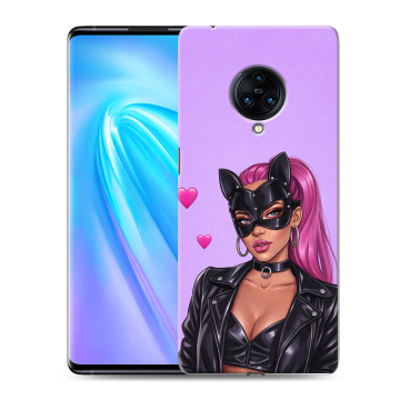 Пластиковый чехол на Vivo NEX 3 с принтом женский