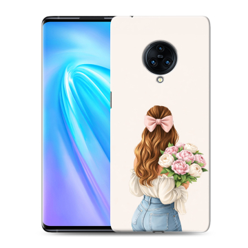 Пластиковый чехол на Vivo NEX 3 с принтом женский Пластиковый чехол на Vivo NEX 3 с принтом женский