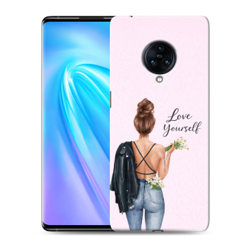 Пластиковый чехол на Vivo NEX 3 с принтом женский Пластиковый чехол на Vivo NEX 3 с принтом женский