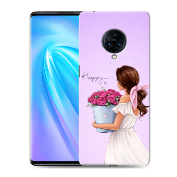 Пластиковый чехол на Vivo NEX 3 с принтом женский Пластиковый чехол на Vivo NEX 3 с принтом женский