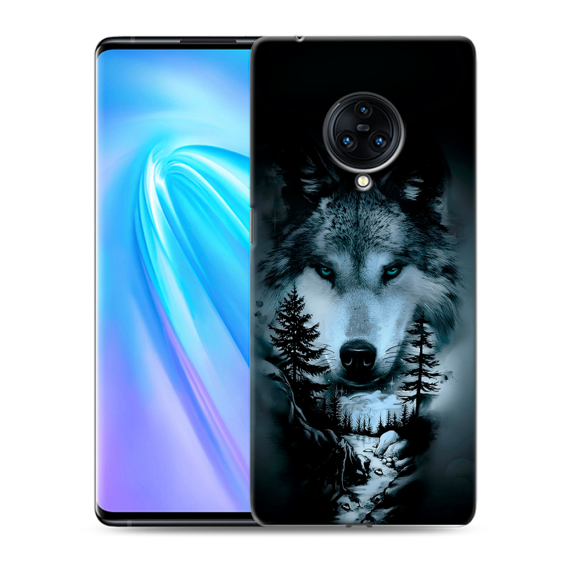 Пластиковый чехол на Vivo NEX 3 с принтом Лесной волк Пластиковый чехол на Vivo NEX 3 с принтом Лесной волк