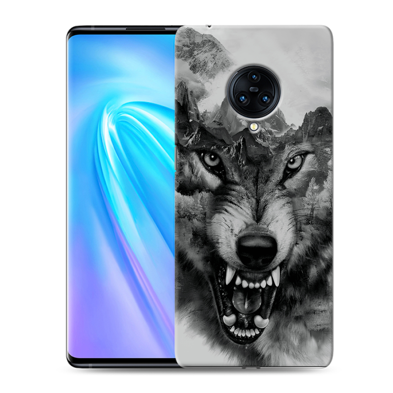 Пластиковый чехол на Vivo NEX 3 с принтом Волк Пластиковый чехол на Vivo NEX 3 с принтом Волк