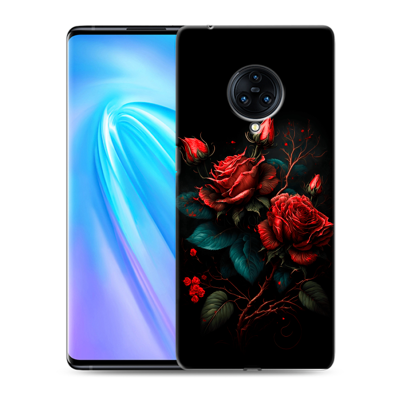 Пластиковый чехол на Vivo NEX 3 с принтом Розы красные Пластиковый чехол на Vivo NEX 3 с принтом Розы красные