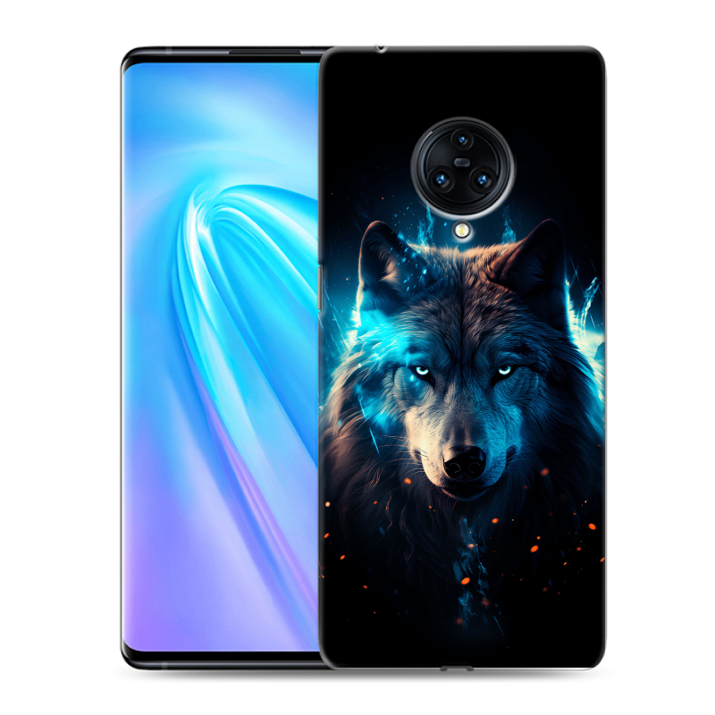 Пластиковый чехол на Vivo NEX 3 с принтом Волк ночной Пластиковый чехол на Vivo NEX 3 с принтом Волк ночной