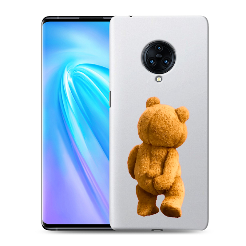Пластиковый чехол на Vivo NEX 3 с принтом Медведь Пластиковый чехол на Vivo NEX 3 с принтом Медведь