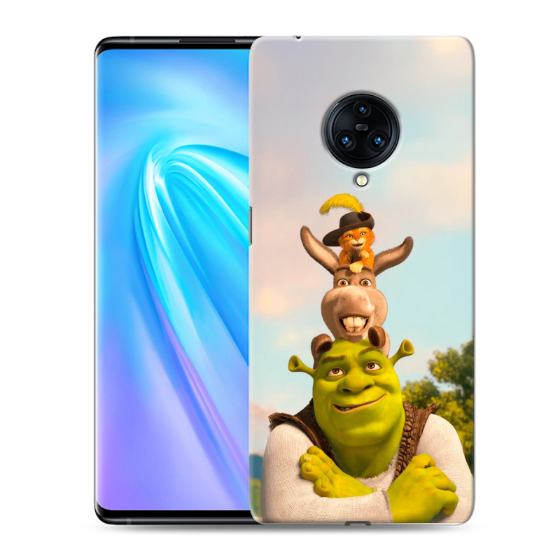 Пластиковый чехол на Vivo NEX 3 с принтом Шрек Shrek Пластиковый чехол на Vivo NEX 3 с принтом Шрек Shrek