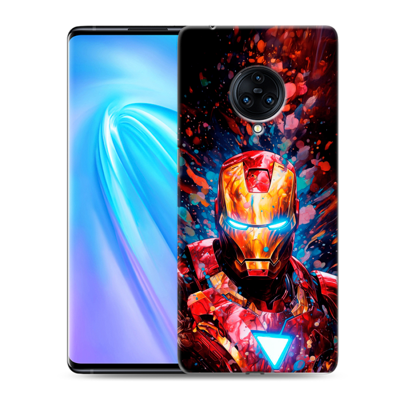 Пластиковый чехол на Vivo NEX 3 с принтом Железный человек Ironman Пластиковый чехол на Vivo NEX 3 с принтом Железный человек Ironman