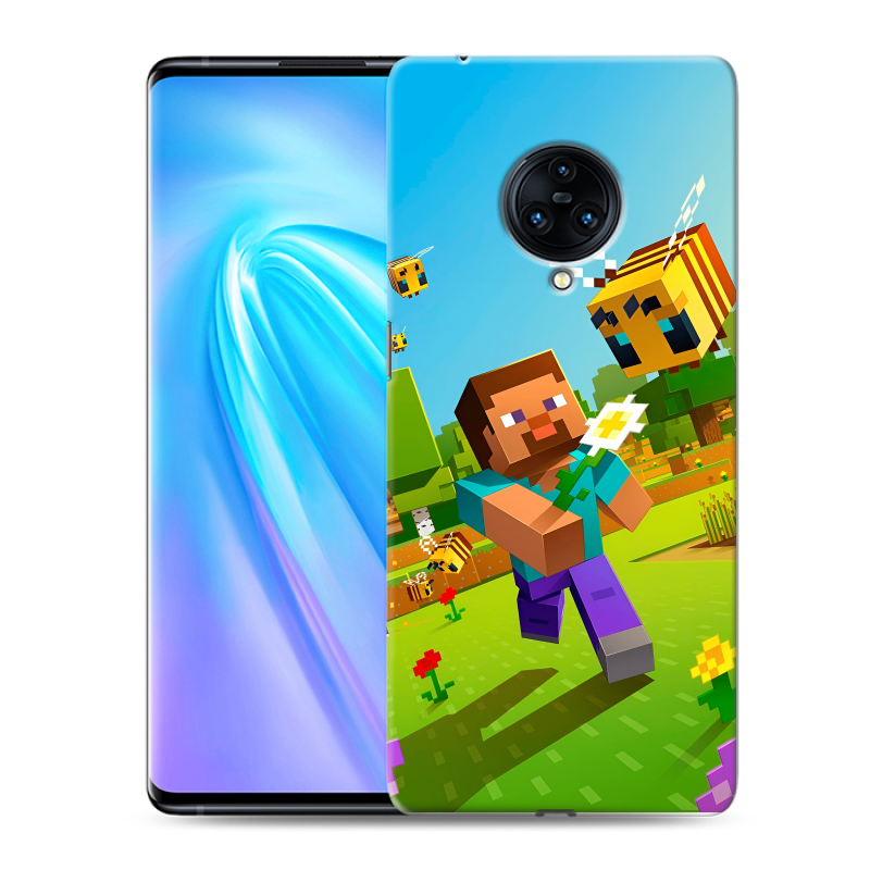 Пластиковый чехол на Vivo NEX 3 с принтом Майнкрафт Minecraft Пластиковый чехол на Vivo NEX 3 с принтом Майнкрафт Minecraft