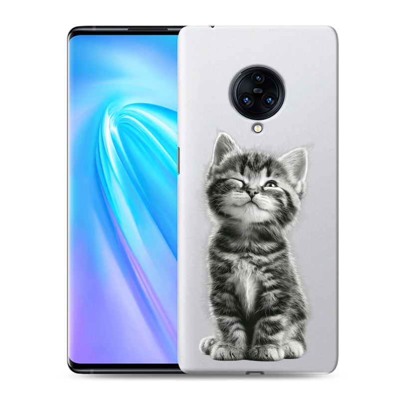 Пластиковый чехол на Vivo NEX 3 с принтом Котенок Пластиковый чехол на Vivo NEX 3 с принтом Котенок