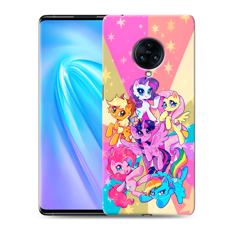 Пластиковый чехол на Vivo NEX 3 с принтом My little pony Дружба чудо Пластиковый чехол на Vivo NEX 3 с принтом My little pony Дружба чудо