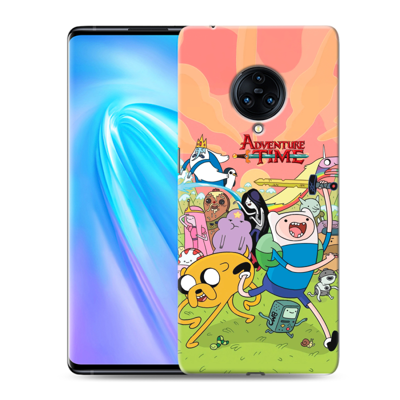 Пластиковый чехол на Vivo NEX 3 с принтом Adventure time Время приключений Пластиковый чехол на Vivo NEX 3 с принтом Adventure time Время приключений