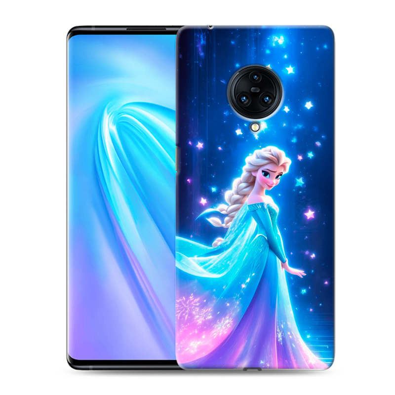 Пластиковый чехол на Vivo NEX 3 с принтом Холодное сердце Frozen Пластиковый чехол на Vivo NEX 3 с принтом Холодное сердце Frozen