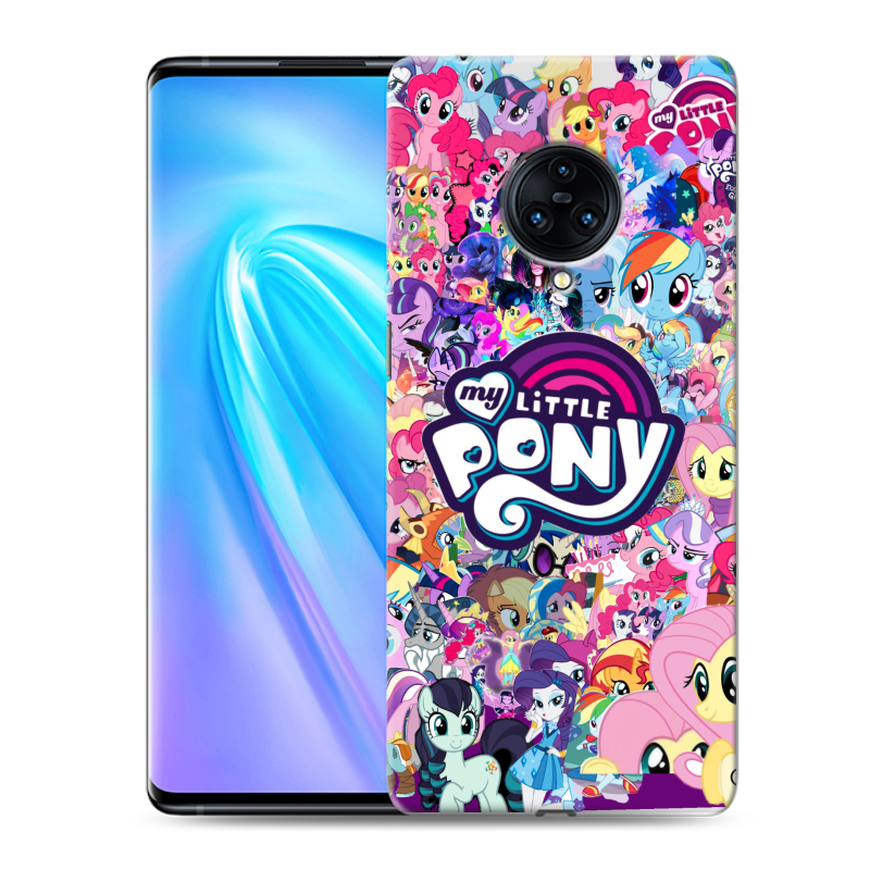 Пластиковый чехол на Vivo NEX 3 с принтом My little pony Дружба чудо Пластиковый чехол на Vivo NEX 3 с принтом My little pony Дружба чудо