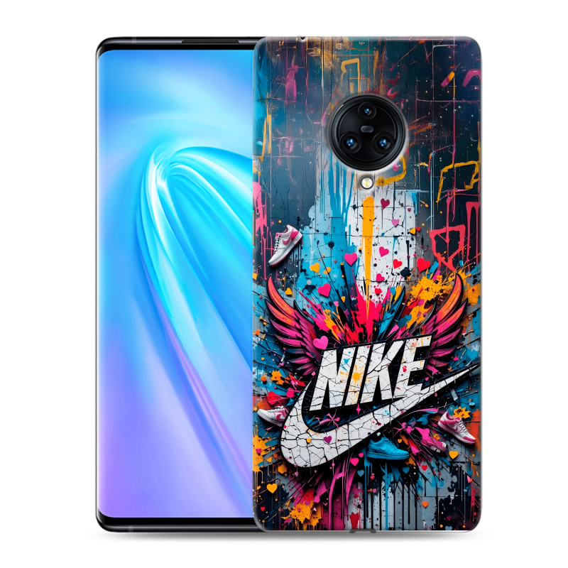 Пластиковый чехол на Vivo NEX 3 с принтом Nike Найк Пластиковый чехол на Vivo NEX 3 с принтом Nike Найк