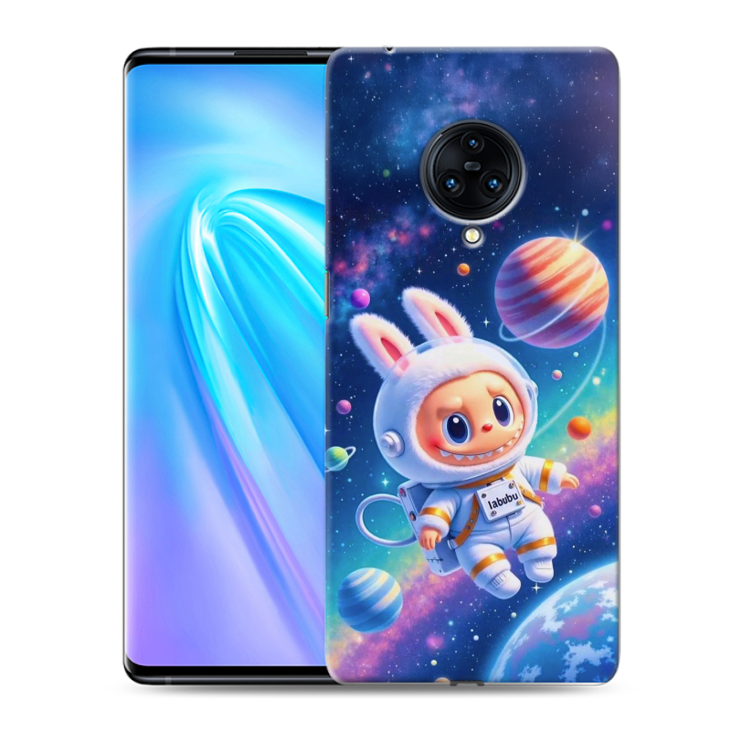 Пластиковый чехол на Vivo NEX 3 с принтом Labubu Лабубу Пластиковый чехол на Vivo NEX 3 с принтом Labubu Лабубу