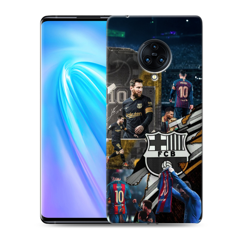 Пластиковый чехол на Vivo NEX 3 с принтом Messi Barcelona Пластиковый чехол на Vivo NEX 3 с принтом Messi Barcelona