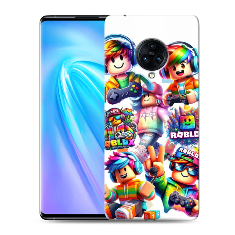 Пластиковый чехол на Vivo NEX 3 с принтом Roblox Роблокс Пластиковый чехол на Vivo NEX 3 с принтом Roblox Роблокс