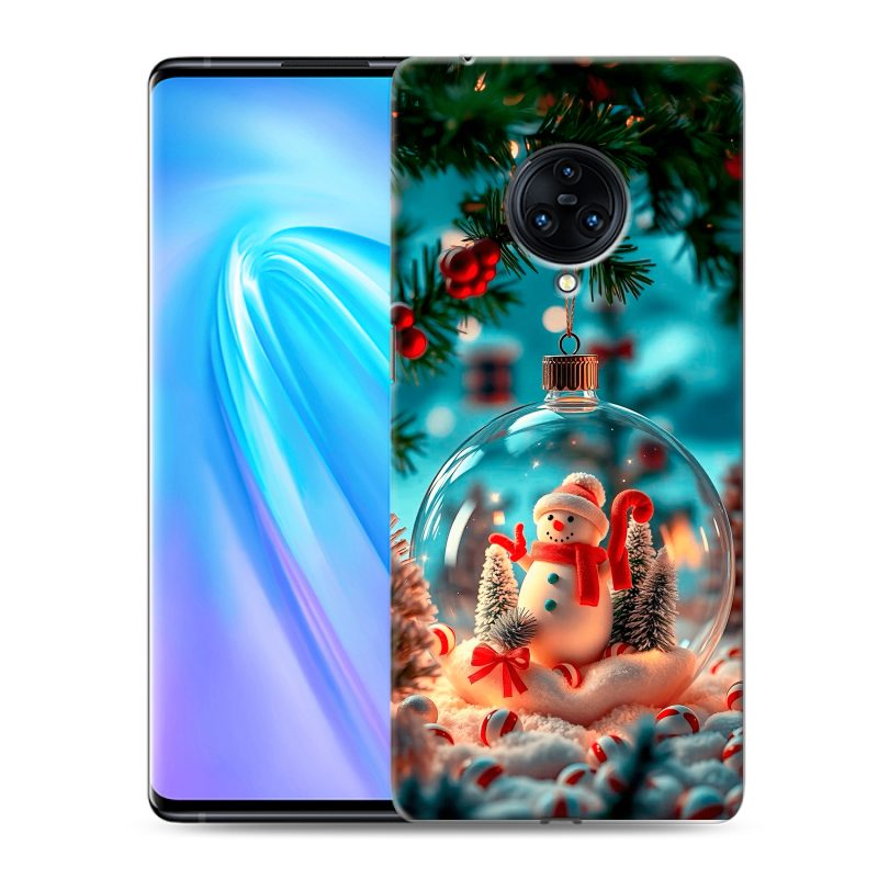 Пластиковый чехол на Vivo NEX 3 с принтом Новый год Пластиковый чехол на Vivo NEX 3 с принтом Новый год