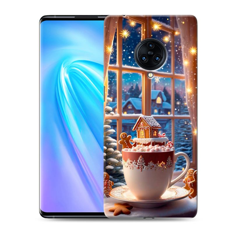 Пластиковый чехол на Vivo NEX 3 с принтом Новый год Пластиковый чехол на Vivo NEX 3 с принтом Новый год