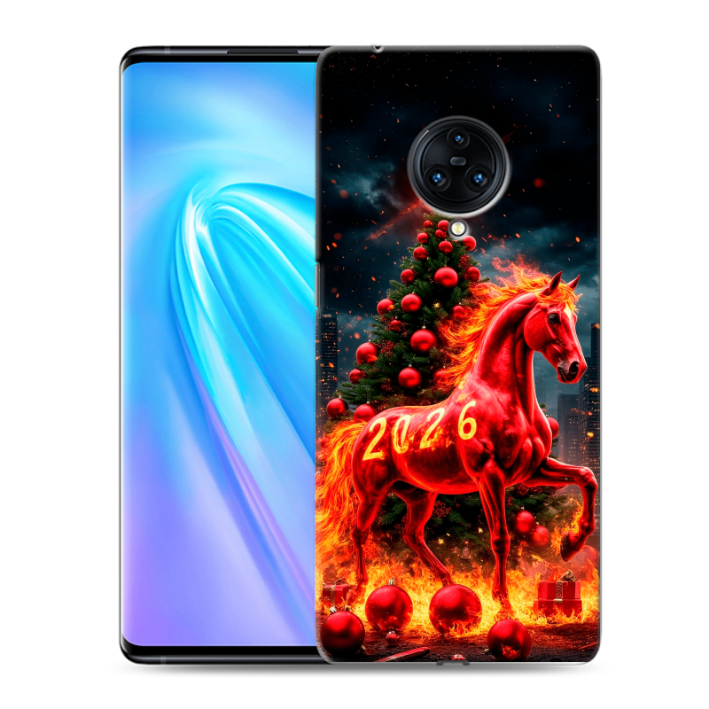 Пластиковый чехол на Vivo NEX 3 с принтом Новый год Пластиковый чехол на Vivo NEX 3 с принтом Новый год