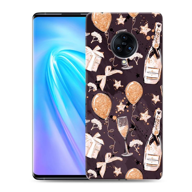 Пластиковый чехол на Vivo NEX 3 с принтом Новый год Пластиковый чехол на Vivo NEX 3 с принтом Новый год