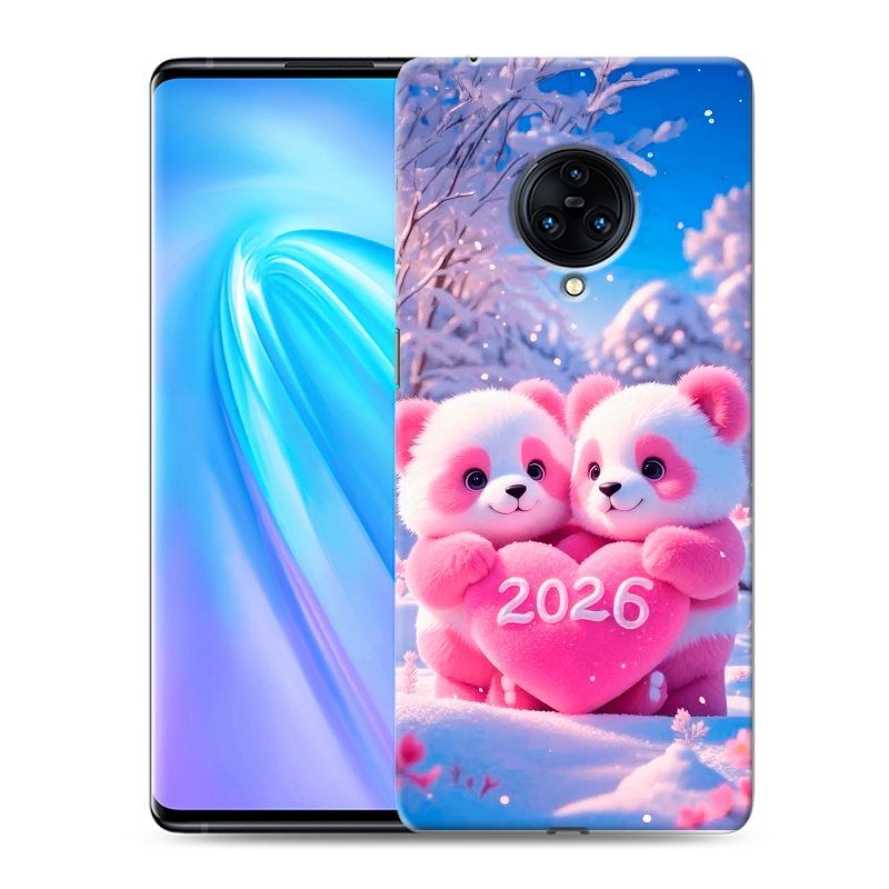 Пластиковый чехол на Vivo NEX 3 с принтом Новый год Пластиковый чехол на Vivo NEX 3 с принтом Новый год