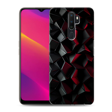Силиконовый противоударный чехол на OPPO A5 (2020) с принтом Абстракция