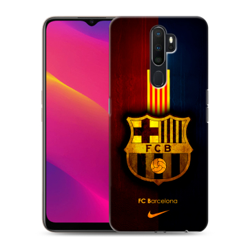 Силиконовый противоударный чехол на OPPO A5 (2020) с принтом Барселона Barcelona Силиконовый противоударный чехол на OPPO A5 (2020) с принтом Барселона Barcelona