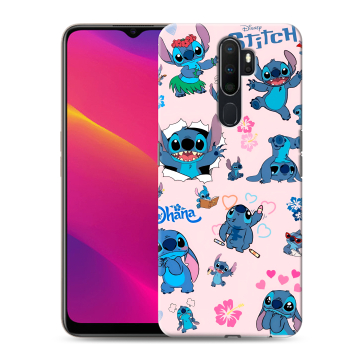 Силиконовый противоударный чехол на OPPO A5 (2020) с принтом Лило и Стич