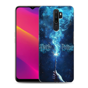 Силиконовый противоударный чехол на OPPO A5 (2020) с принтом Harry Potter Гарри Поттер Силиконовый противоударный чехол на OPPO A5 (2020) с принтом Harry Potter Гарри Поттер