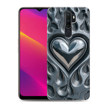 Силиконовый противоударный чехол на OPPO A5 (2020) с принтом Y2K Силиконовый противоударный чехол на OPPO A5 (2020) с принтом Y2K