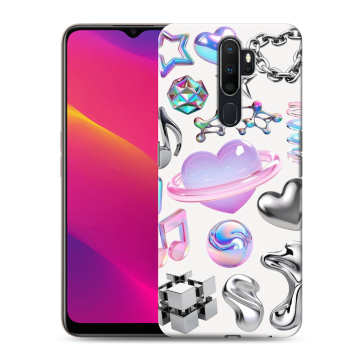 Силиконовый противоударный чехол на OPPO A5 (2020) с принтом Y2K