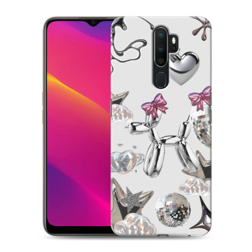 Силиконовый противоударный чехол на OPPO A5 (2020) с принтом Y2K Силиконовый противоударный чехол на OPPO A5 (2020) с принтом Y2K