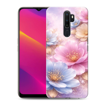 Силиконовый противоударный чехол на OPPO A5 (2020) с принтом женский Силиконовый противоударный чехол на OPPO A5 (2020) с принтом женский