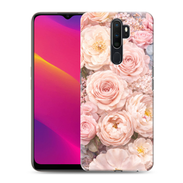 Силиконовый противоударный чехол на OPPO A5 (2020) с принтом женский Силиконовый противоударный чехол на OPPO A5 (2020) с принтом женский