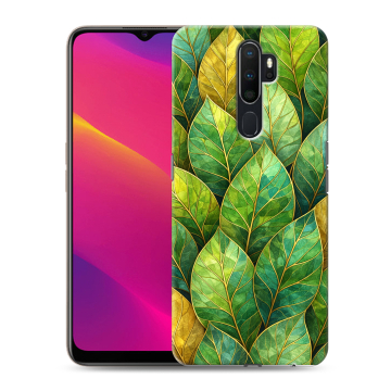 Силиконовый противоударный чехол на OPPO A5 (2020) с принтом женский Силиконовый противоударный чехол на OPPO A5 (2020) с принтом женский